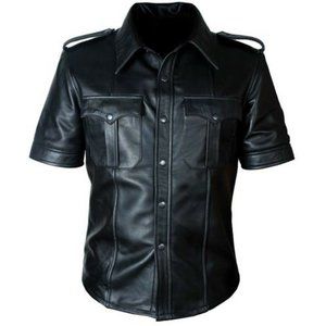 RUBIO LEATHER UNIFORM SHIRT